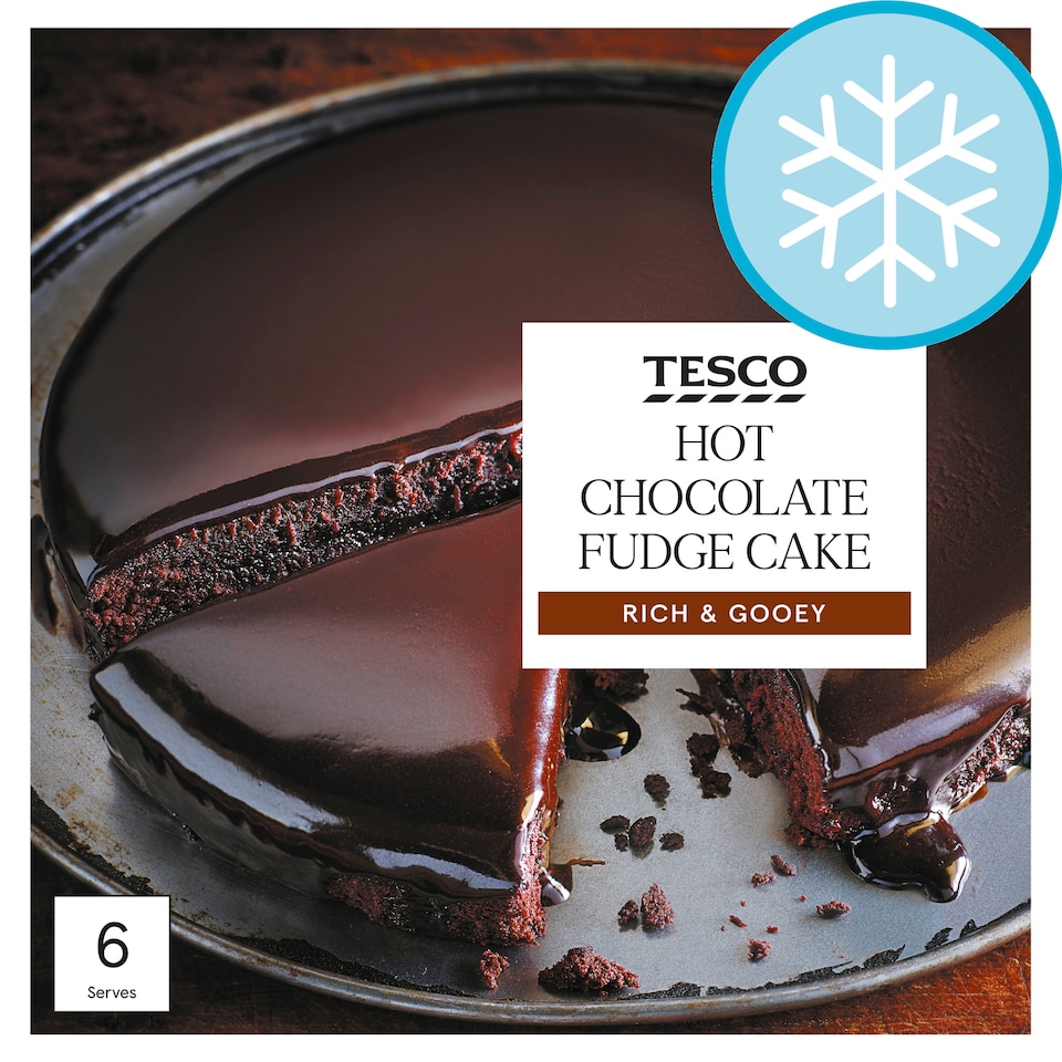 Tesco Hot Chocolate Fudge Cake 450G