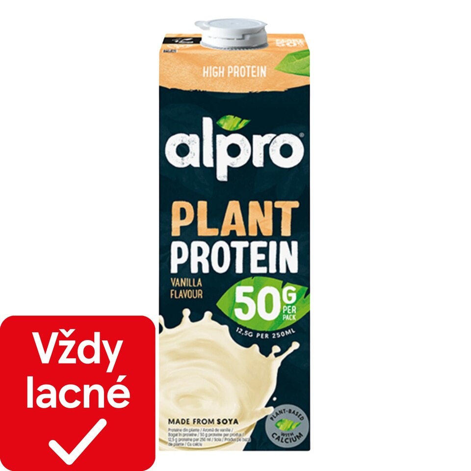 obrázok 1 z ALPRO High Protein Sójový nápoj s vanilkovou príchuťou 1l