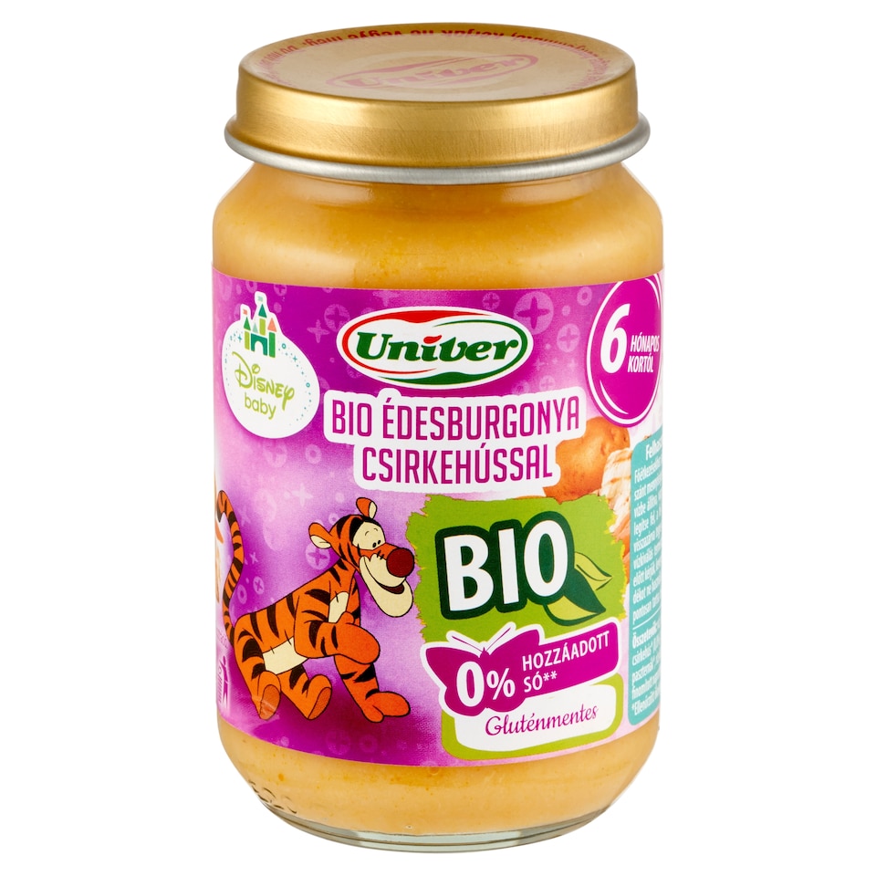 image 1 of Univer Disney Baby Organic Sweet Potato with Chicken Meat Baby Food 6+ Months 163 g