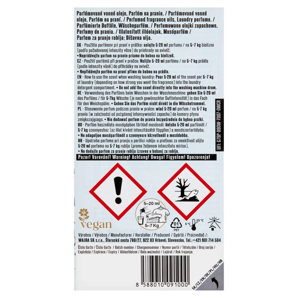 obrázok 1 z Dews Fresh Wind No. 5 parfém na pranie 250 ml