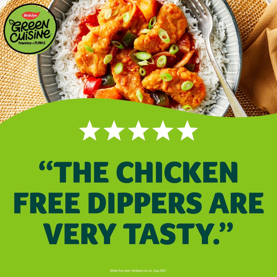 image 1 of Birds Eye Green Cuisine Vegan Chicken Free Dippers 220g