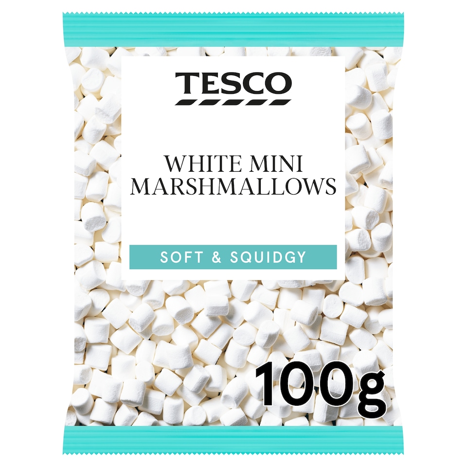 Tesco White Mini Marshmallows 100G