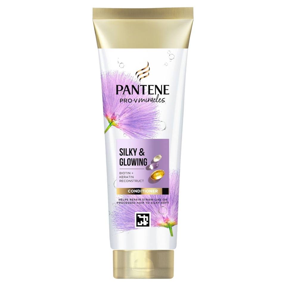 image 1 of Pantene Pro-V Silky & Glowing Hair Conditioner 275ml