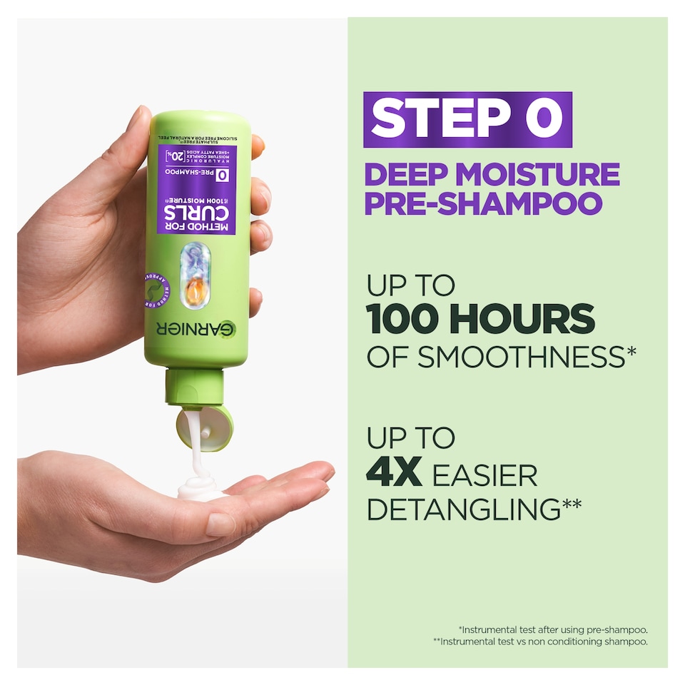 image 1 of Garnier Method For Curls Pre-Shampoo 200ml