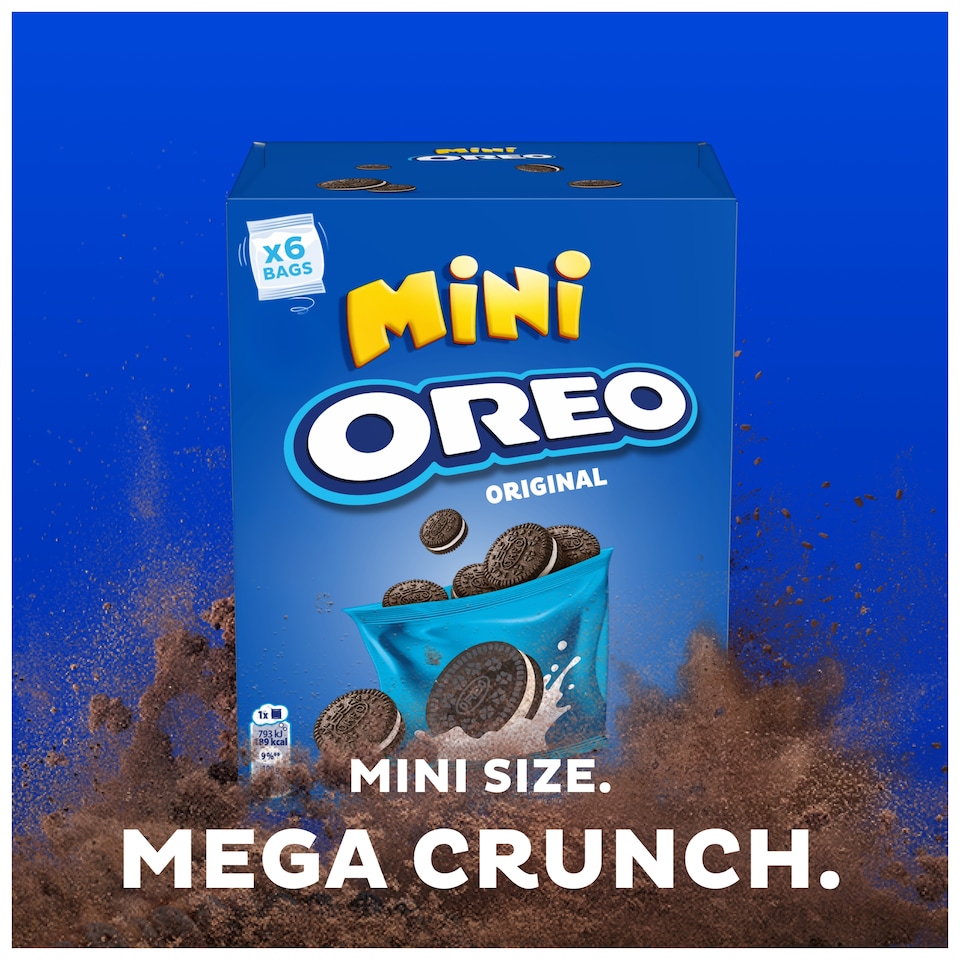 image 1 of Mini Oreo Biscuit Snack Pack 114G