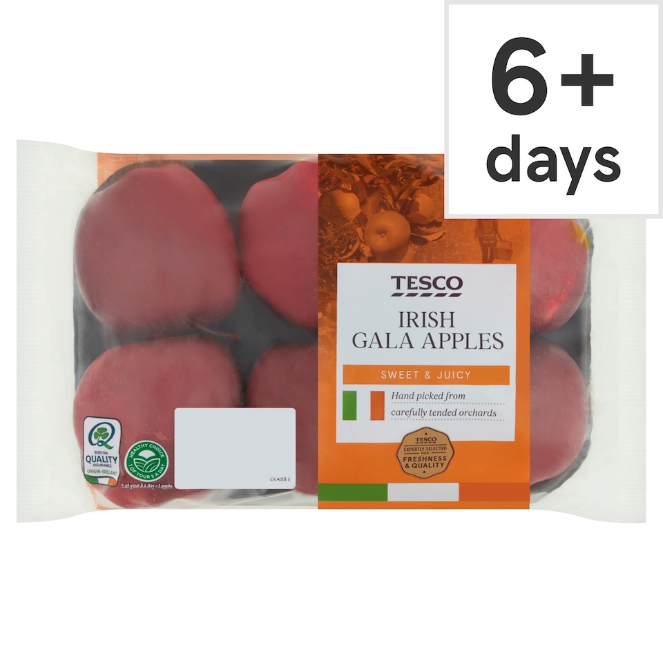 Tesco Irish Gala Apples 6 Pack