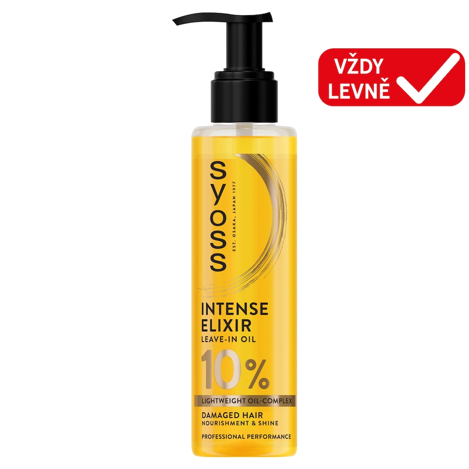 Syoss Intense Elixir bezoplachový olej pro poškozené vlasy 100ml
