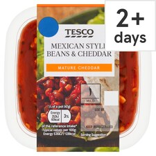 Tesco Mexican Style Beans & Cheddar Sandwich Filler 235g