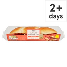 Tesco Sausage Bacon & Egg Sub