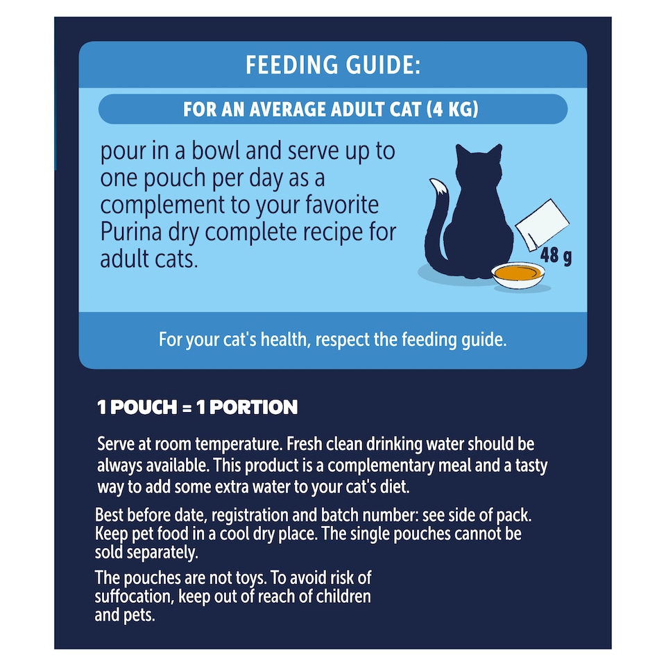 image 1 of Felix Soup Tender Strips Meat Selection Cat Food 6X48g