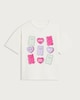 image 4 of F&F Girls Pure Cotton Gummy Bear Print T-Shirt in White