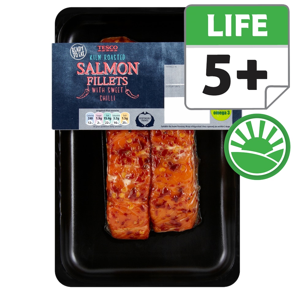 Tesco Cooked Sweet Chilli Salmon Fillets