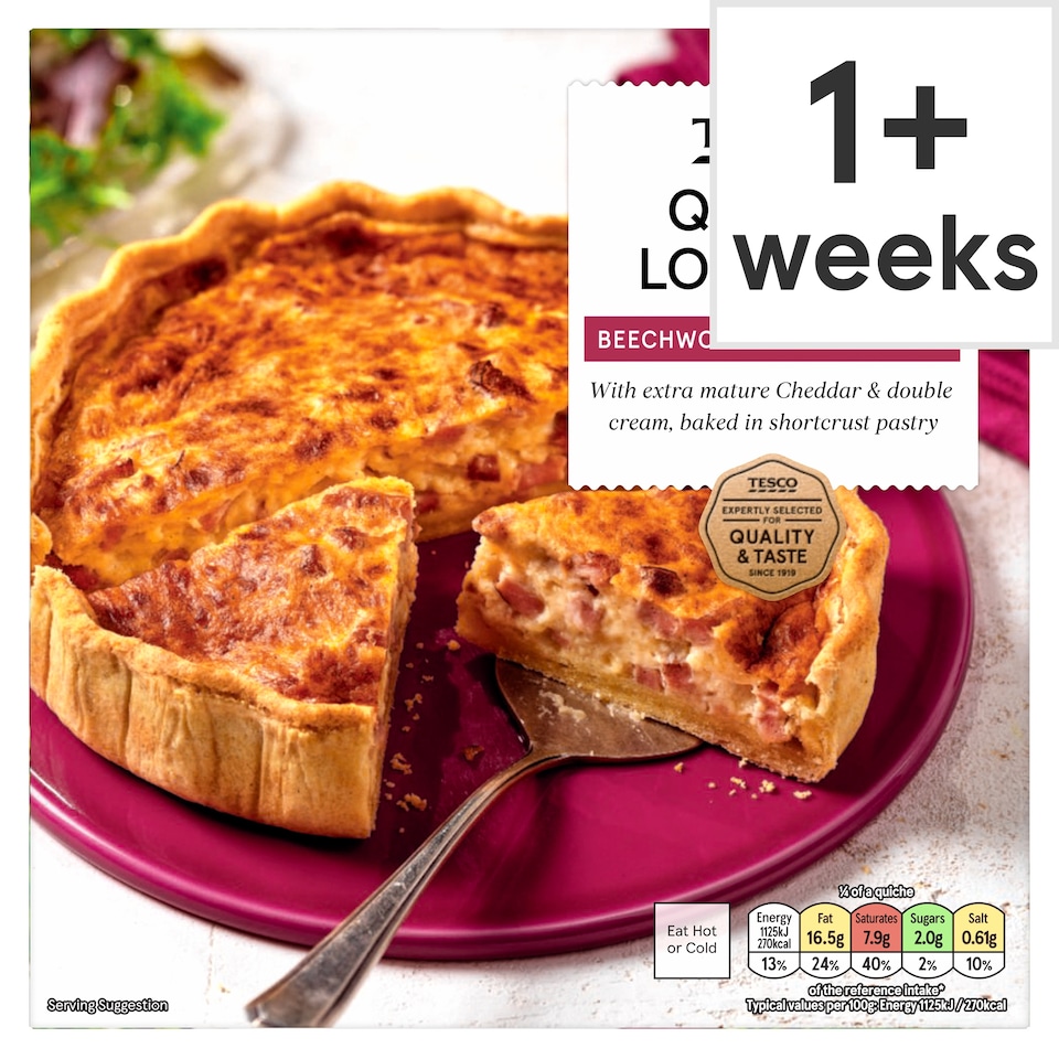 Tesco Quiche-Lorraine 400g