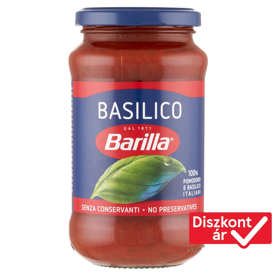 Barilla Basilico paradicsomszósz bazsalikommal 400 g