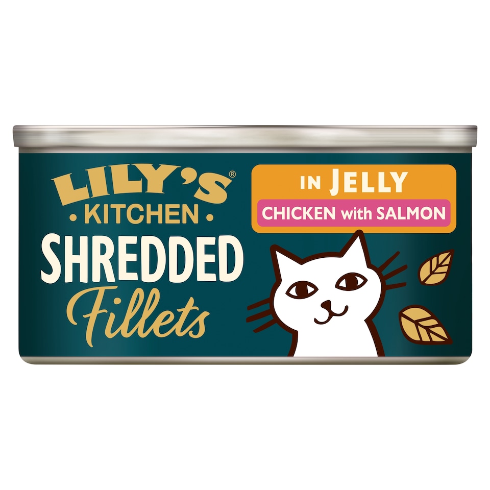 image 1 of Lily’s Kitchen Cat Shredded Fillets in Jelly Chicken & Salmon 70G