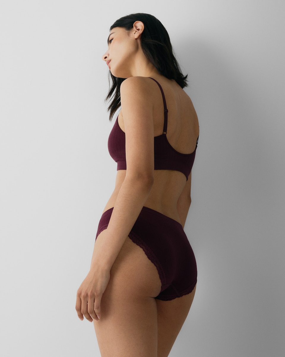 image 1 of F&F 2-Pack Cotton Blend High Leg Knickers in Multi