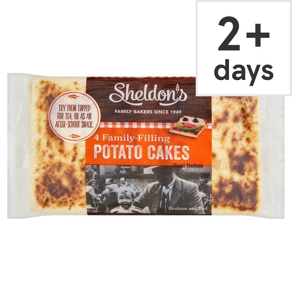Sheldon's Family-Filling Potato Cakes 4 Pack