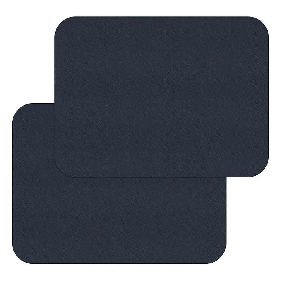 image 1 of F&F Home Faux Leather Double Sided Placemat 2 Pack