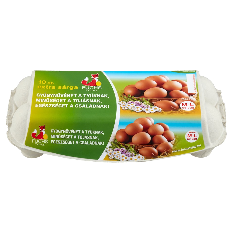 image 1 of Fuchs Extra Yellow Eggs M-L 10 pcs