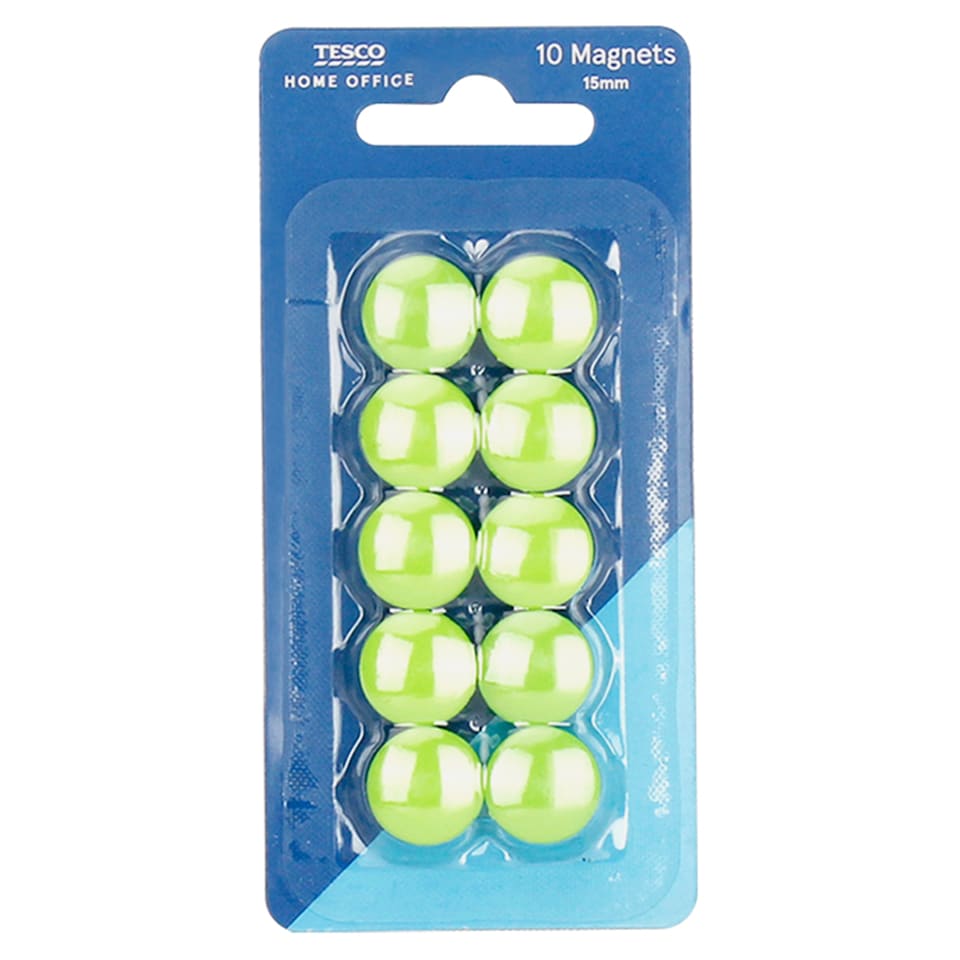 Obrázek 1 pro produkt Tesco Home Office Barevné magnety 15 mm 10 ks