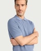 image 2 of F&F Pure Cotton Knitted Polo Shirt in Blue