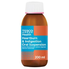 Tesco Health Heartburn & Indigestion Oral Suspension - Aniseed Flavour 200ml