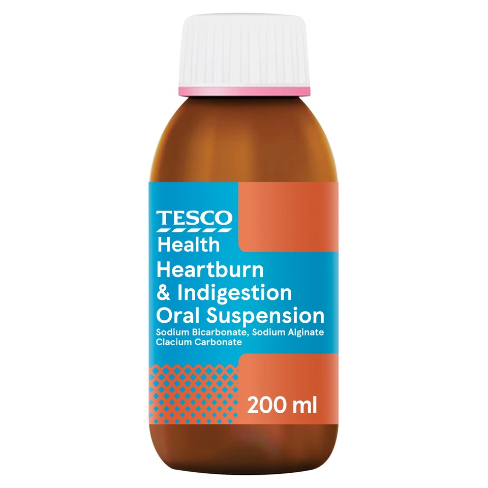 Tesco Health Heartburn & Indigestion Oral Suspension - Aniseed Flavour 200ml