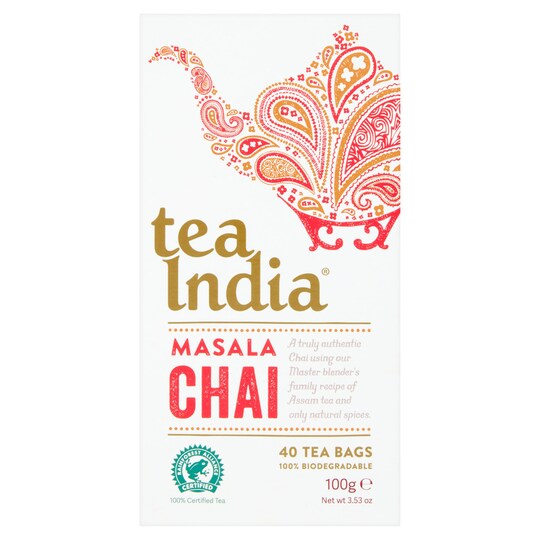 Tea India Masala Chai 40S 100G Tesco Groceries