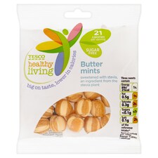 Tesco Healthy Living Sugar Free Buttermints 80G