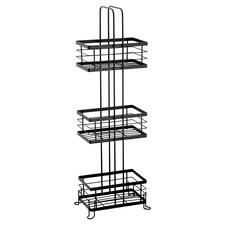 F&F Home Smart Storage Three-Tier Basket Black