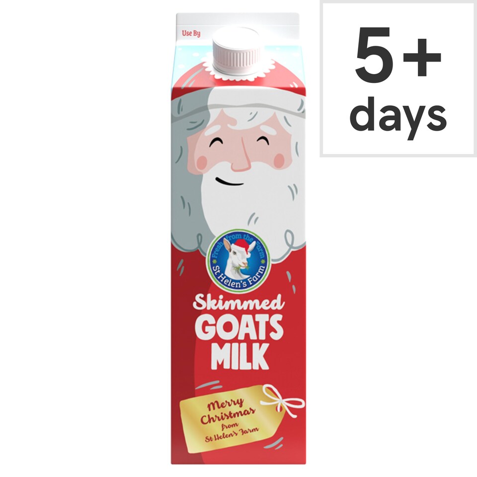 St Helen's Fresh Skimmed Goats Milk 1 Litre Tesco Groceries