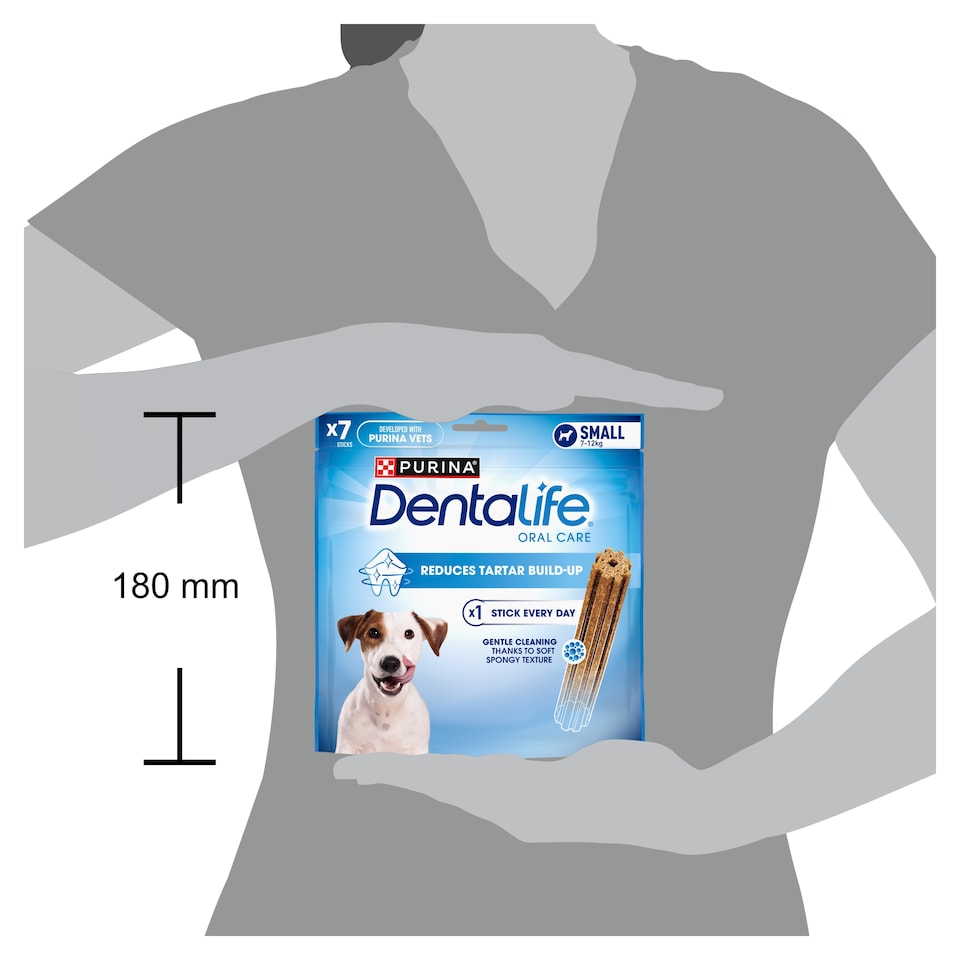 image 1 of DENTALIFE Small Dental Chicken Dog Chews 7 Sticks