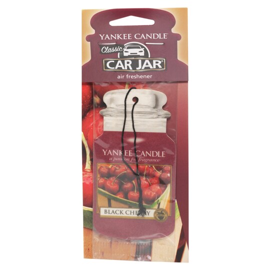 Yankee Candle Black Cherry Car Jar Air Freshener Tesco Groceries