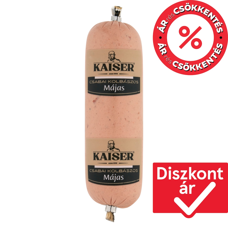 Kaiser csabai kolbászos májas 200 g 1. kép