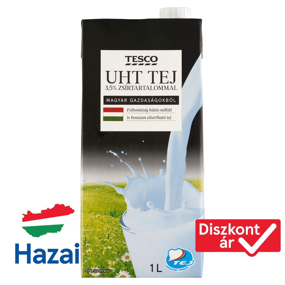 Tesco UHT Milk 3,5% 1 l