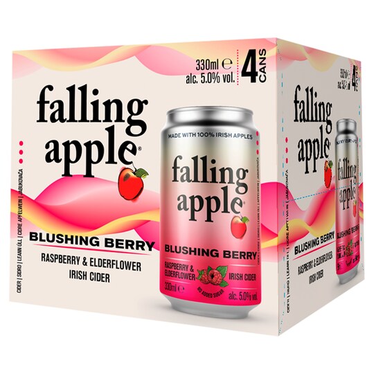 Falling Apple Blushing Berry Irish Cider 4C330ml Tesco Groceries