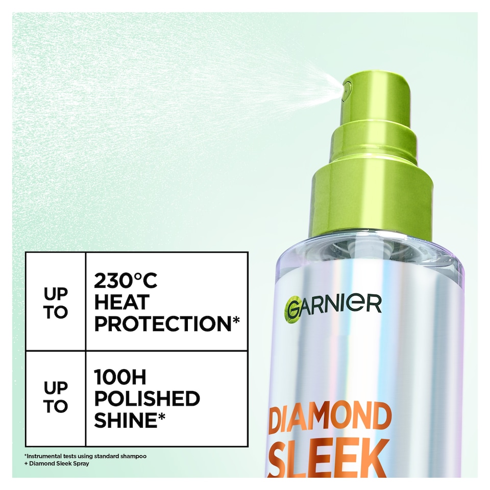 image 1 of Garnier Keratin Sleek Diamond Spray 150ml