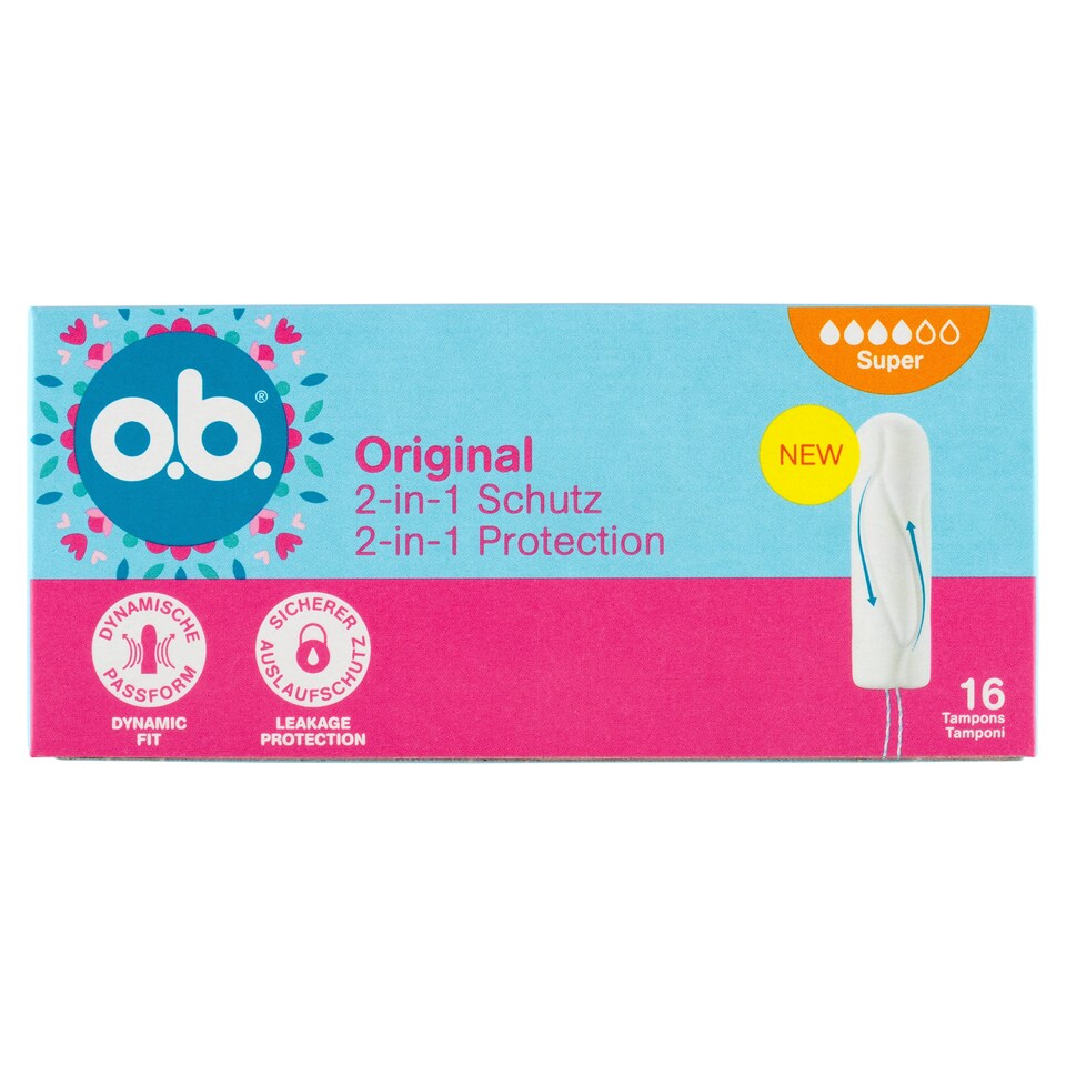 obrázok 1 z O.B. Original Super tampóny 16 ks