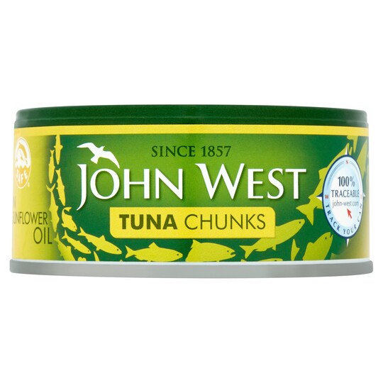 John West Foods Tuna Chunks In Sunflower Oil 145G Tesco Groceries