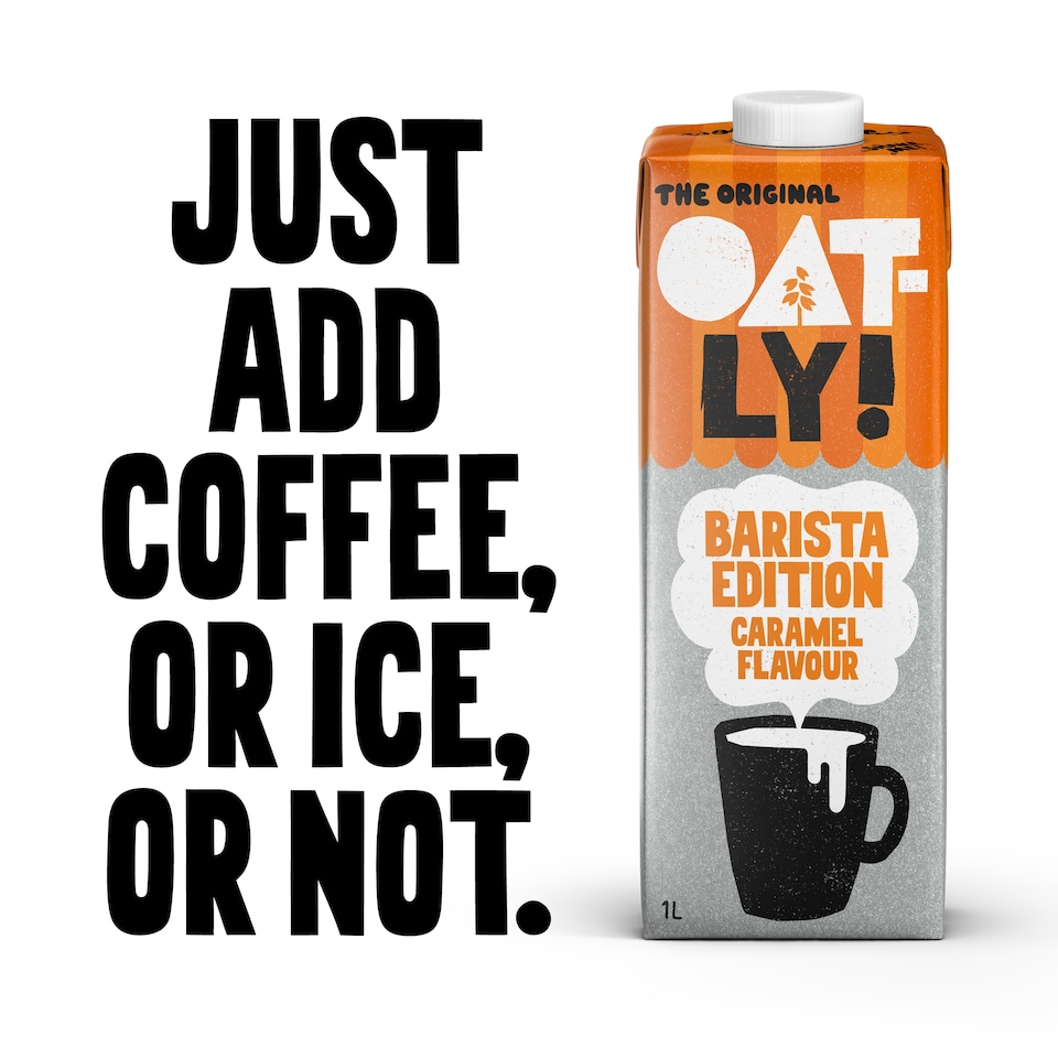 image 1 of Oatly Barista Edition Caramel Flavour Oat Drink 1 litre
