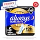 Always Ultra Secure Night Extra Egészségügyi Betét (5-ös Méret) Szárnyas Betét x 10]  1. kép