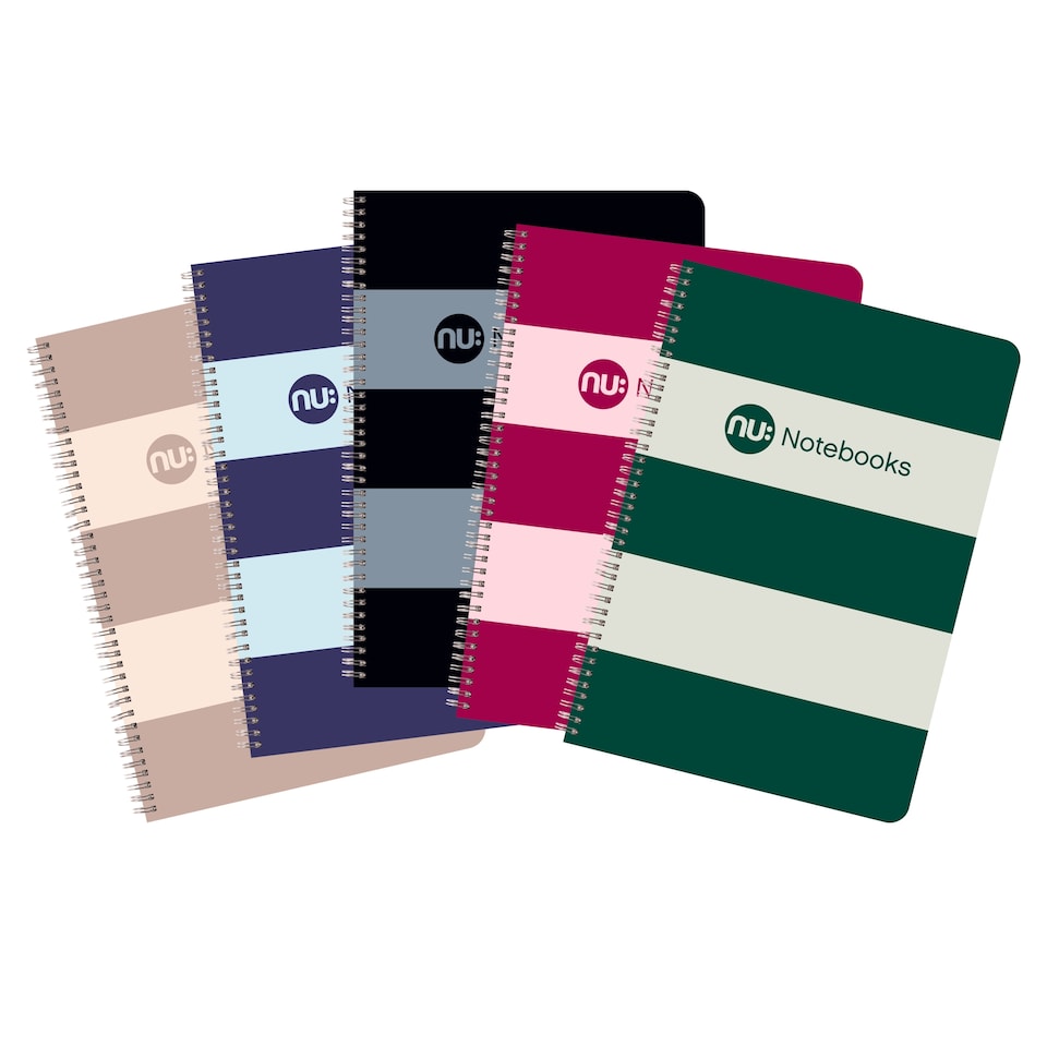 Nu: Stripes A4 Notebook