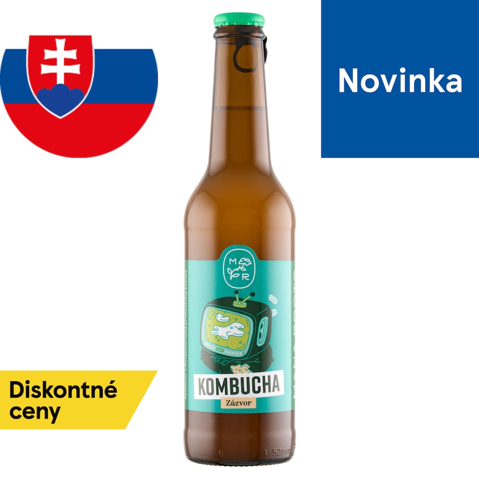 Mana Roots Kombucha zázvor 330 ml