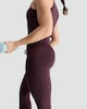 image 1 of F&F Active High Waisted Co-ord Leggings in Berry