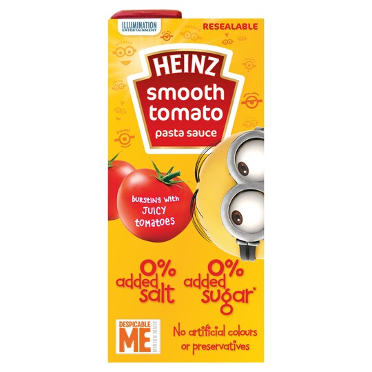 Heinz Minions Smooth Pasta Sauce 350G Tesco Groceries