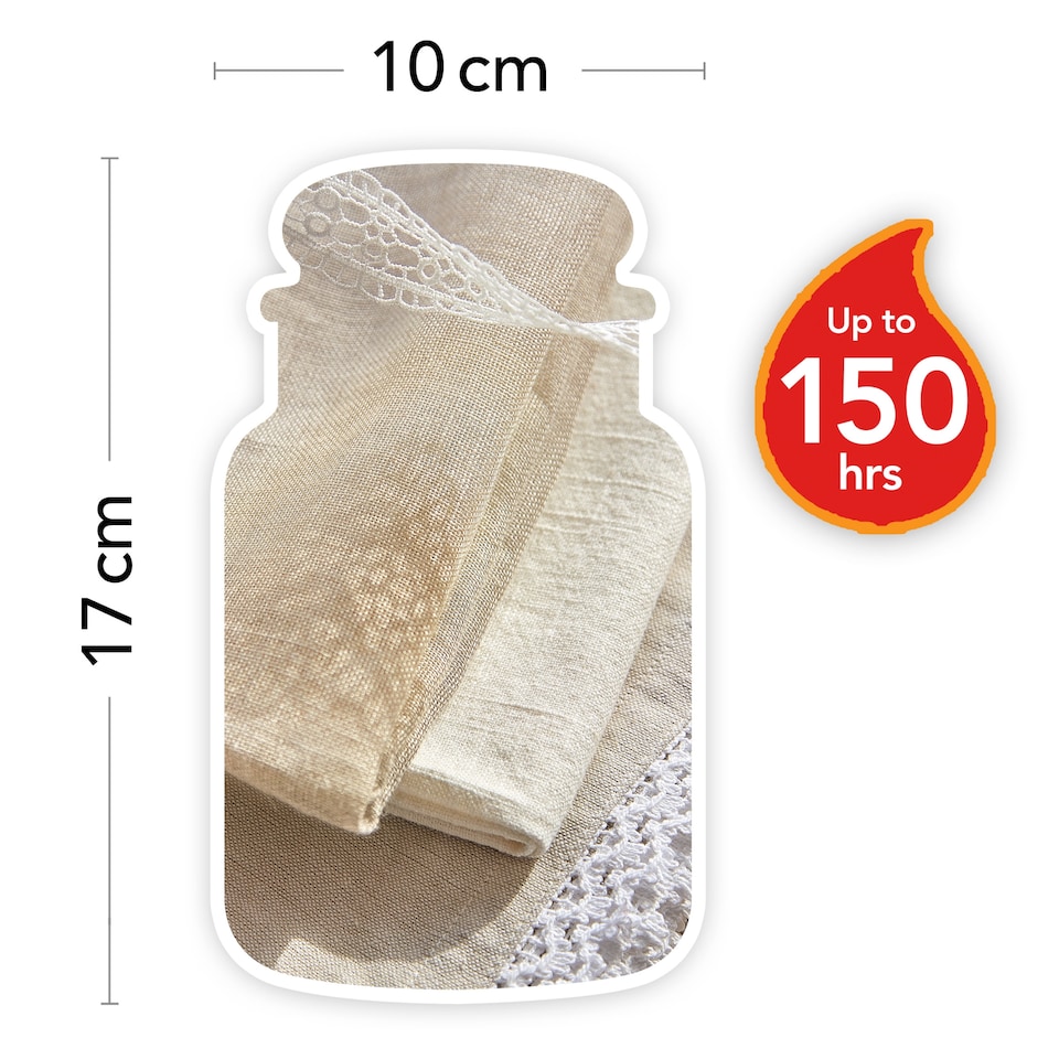 image 1 of Yankee Candle Large Jar White Linen & Lace