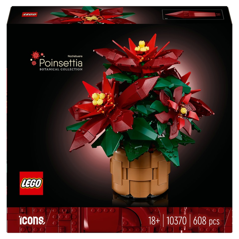 image 1 of LEGO Botanicals 10370 Poinsettia