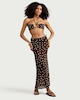 image 2 of F&F Polka Dot Bandeau Bikini Top in Chocolate