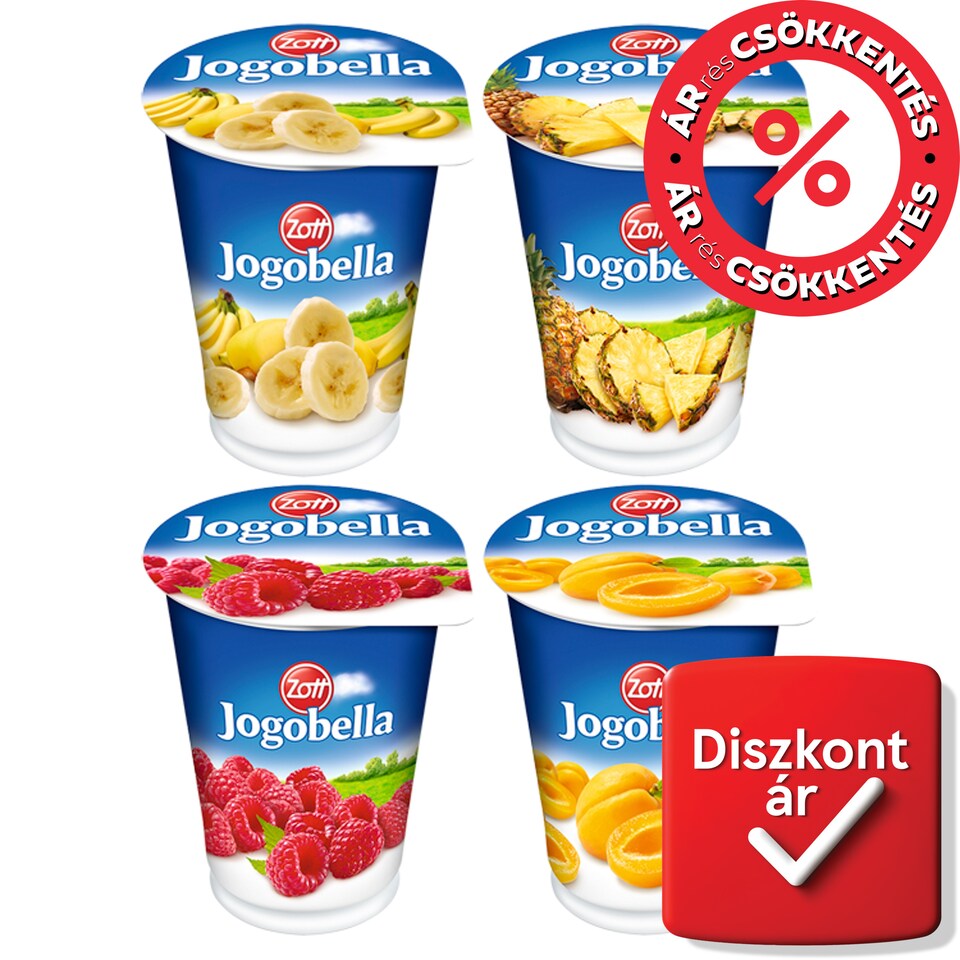 Zott Jogobella élőflórás joghurt 400 g