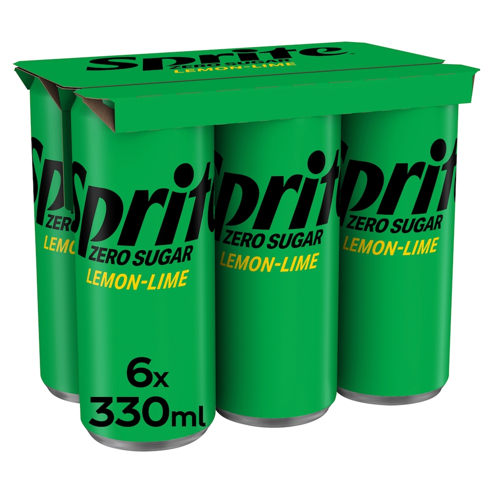 Sprite Zero Sugar lemon Lime Soft Drink 6x330ml
